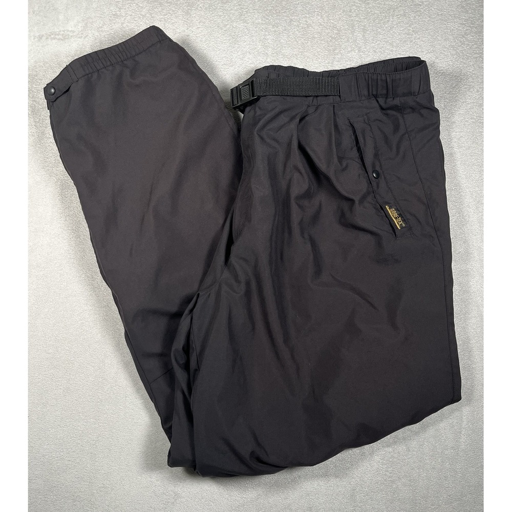 Vintage 1990s Sun Mountain Goretex Mountain Pants Size‎ XXL Black Belted Lined